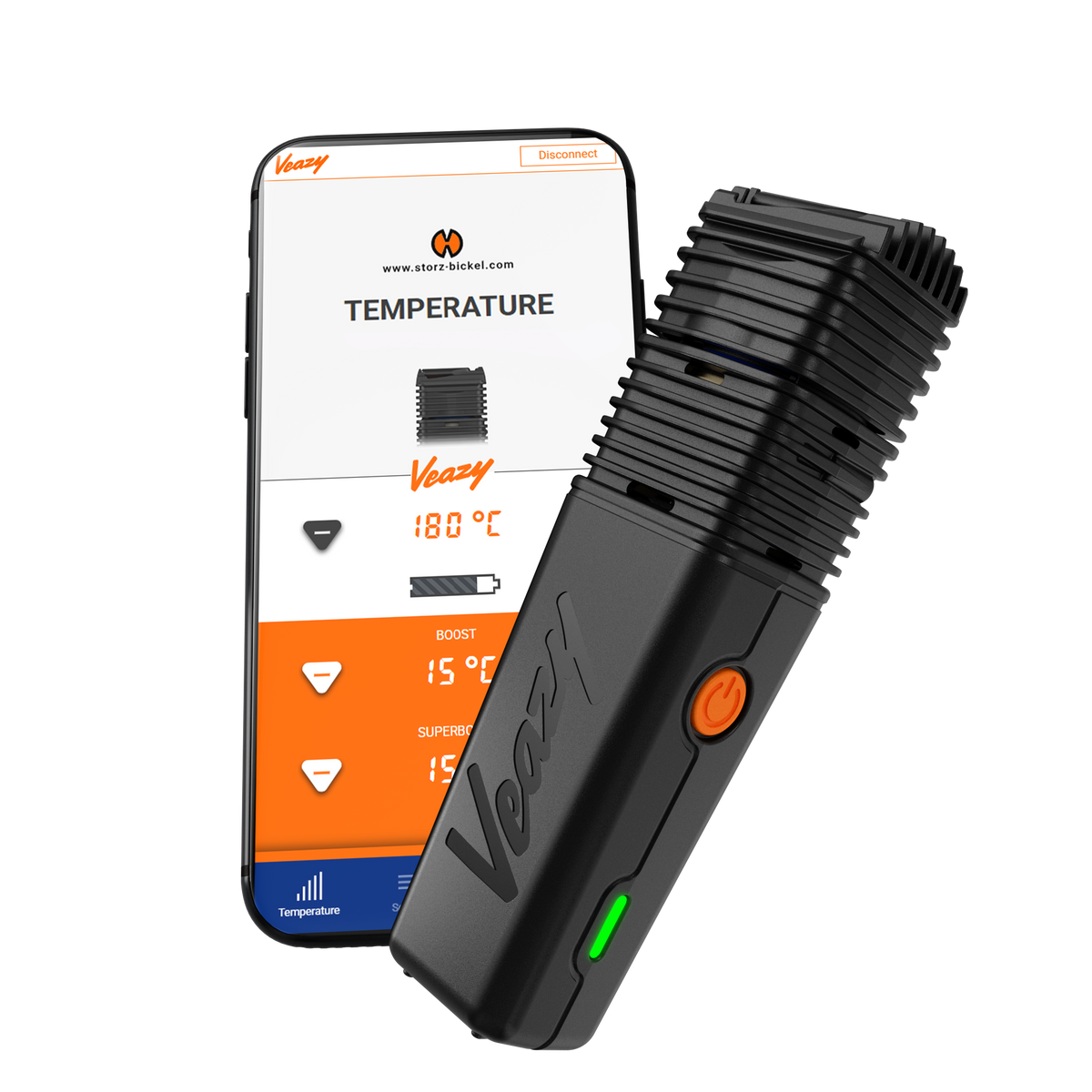 Storz & Bickel Veazy — vaporizzatore portatile per erbe secche