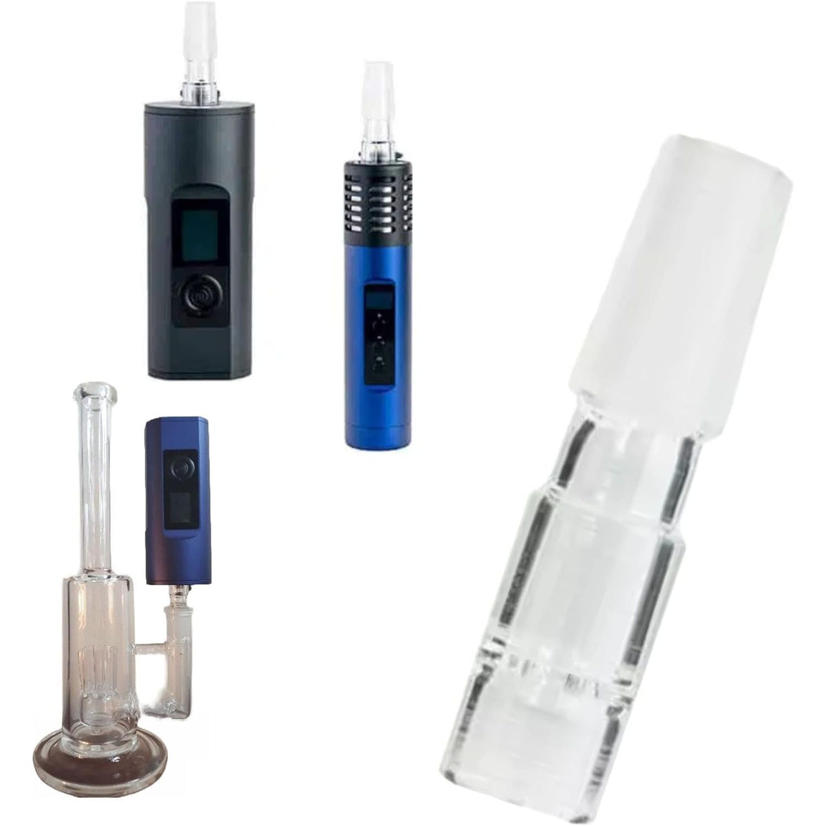 Adattatore per bong 14 mm (WPA), pack da 2, per Arizer Solo 3 e Air Max