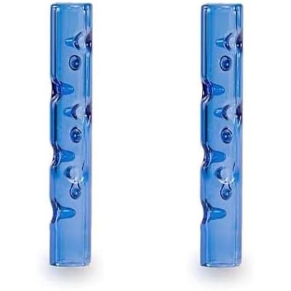 Bocchino in vetro blu per punta Dynavap — pack da 2