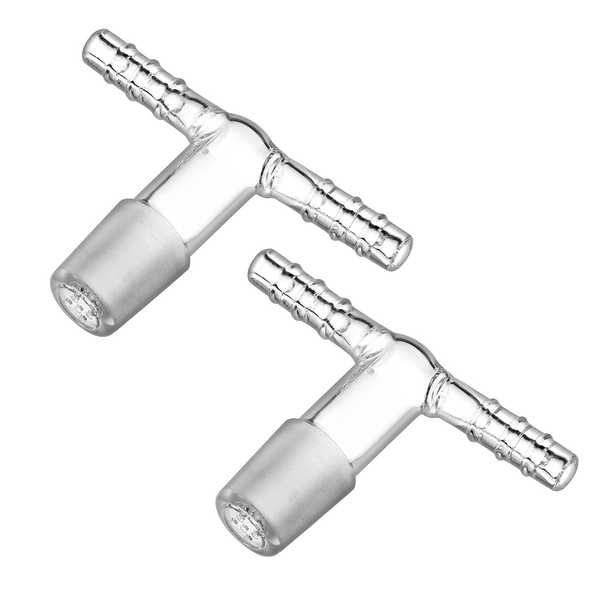 Adattatore a gomito doppio tubo con retina in vetro (pack da 2) — XQ2 / Extreme Q