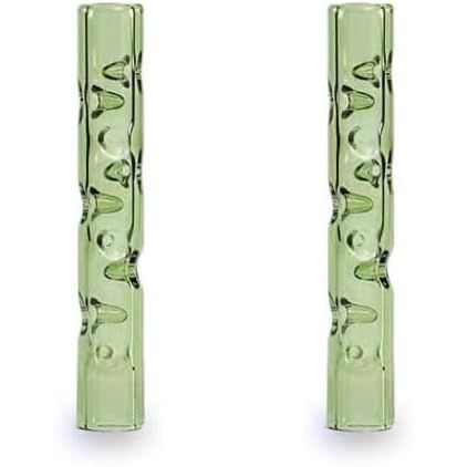 Bocchino in vetro verde per punta Dynavap — pack da 2