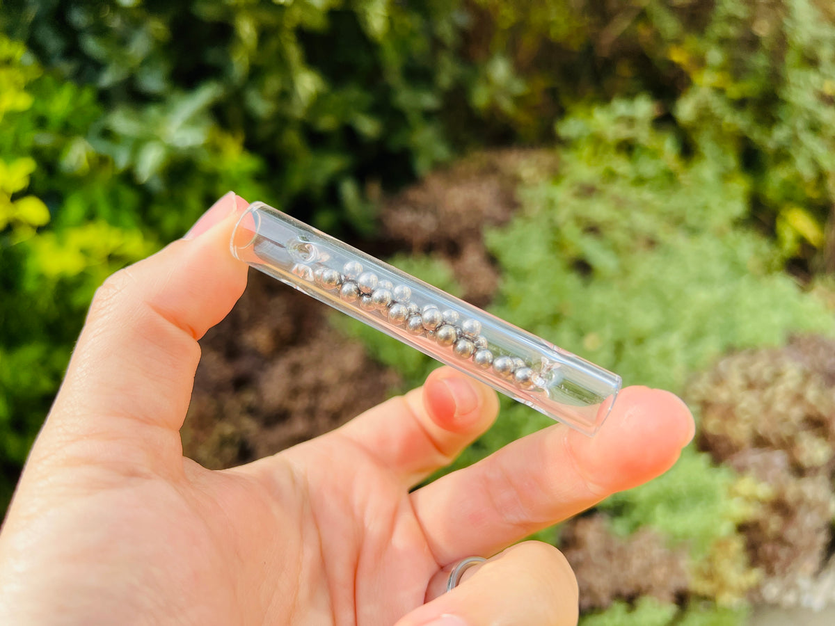 Bocchino sottile con perle inox per POTV Lobo e One — pack da 2