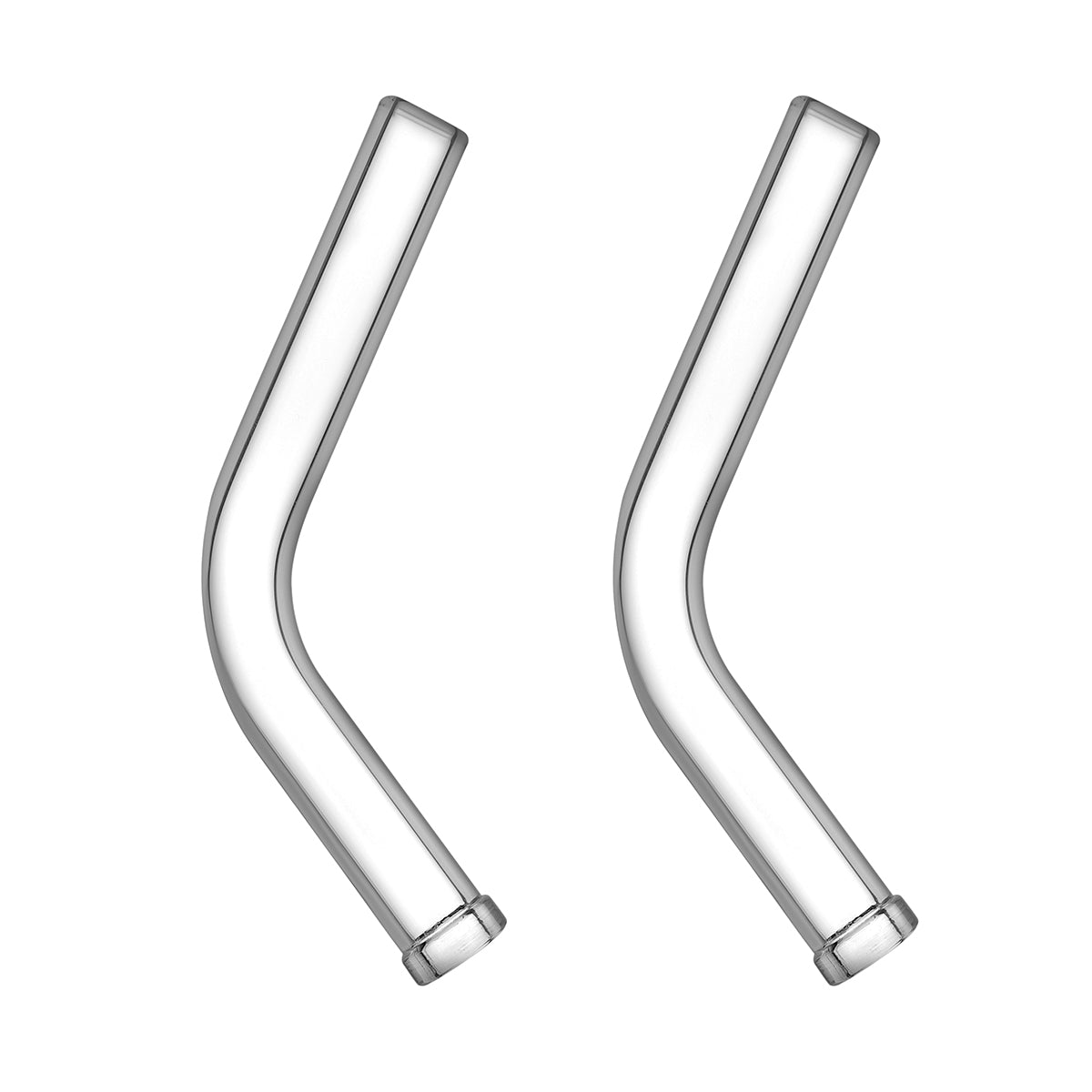 Long Angled bocchino in vetro per XMAX V3 Pro and XMAX V4 Pro Vaporizers, 110mm, pack da 2