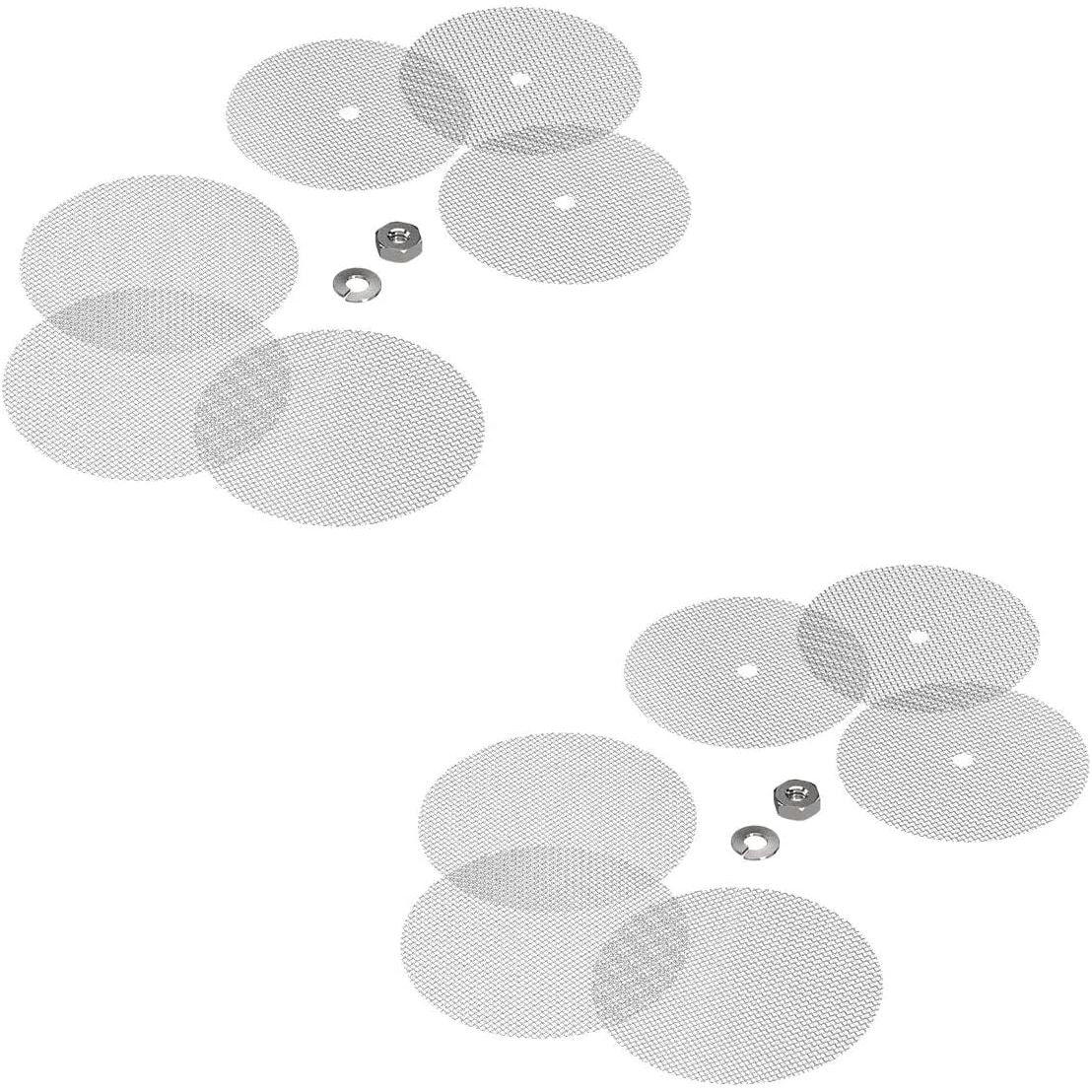 Normal retine Set per Volcano Easy Valve Aroma Diffuser Spare retine Set (6 Upper, 6 Lower retine and 2 Nuts and 2 Washers) - Normal Mesh