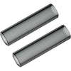 Bocchini in vetro corti per POTV LOBO e ONE - set accessori da 2 pezzi diritti, metà nera (45mm)