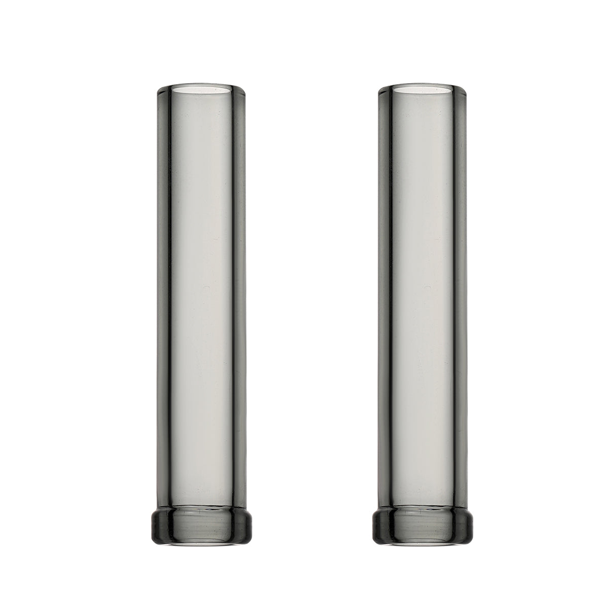 Short Shaded Black bocchino in vetro per XMAX V3 Pro and XMAX V4 Pro Vaporizers, 60mm, pack da 2