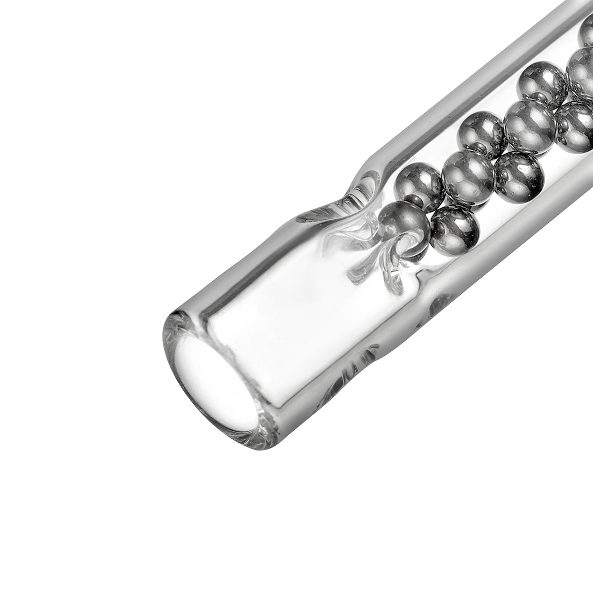 Bocchino sottile con perle inox per POTV Lobo e One — pack da 2