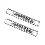 Bocchino sottile in metallo con sfere inox per Dynavap — pack da 2