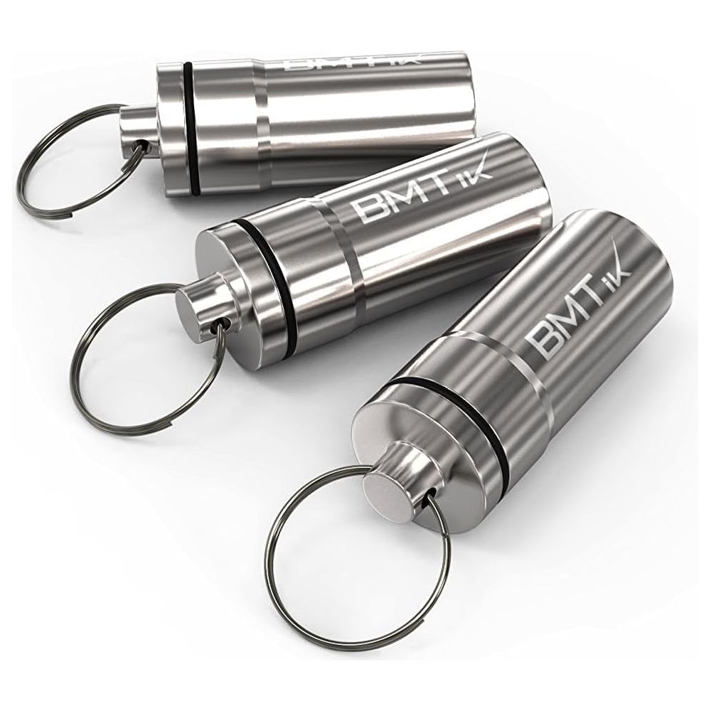 Capsule antiodore in alluminio (argento) — pack da 3