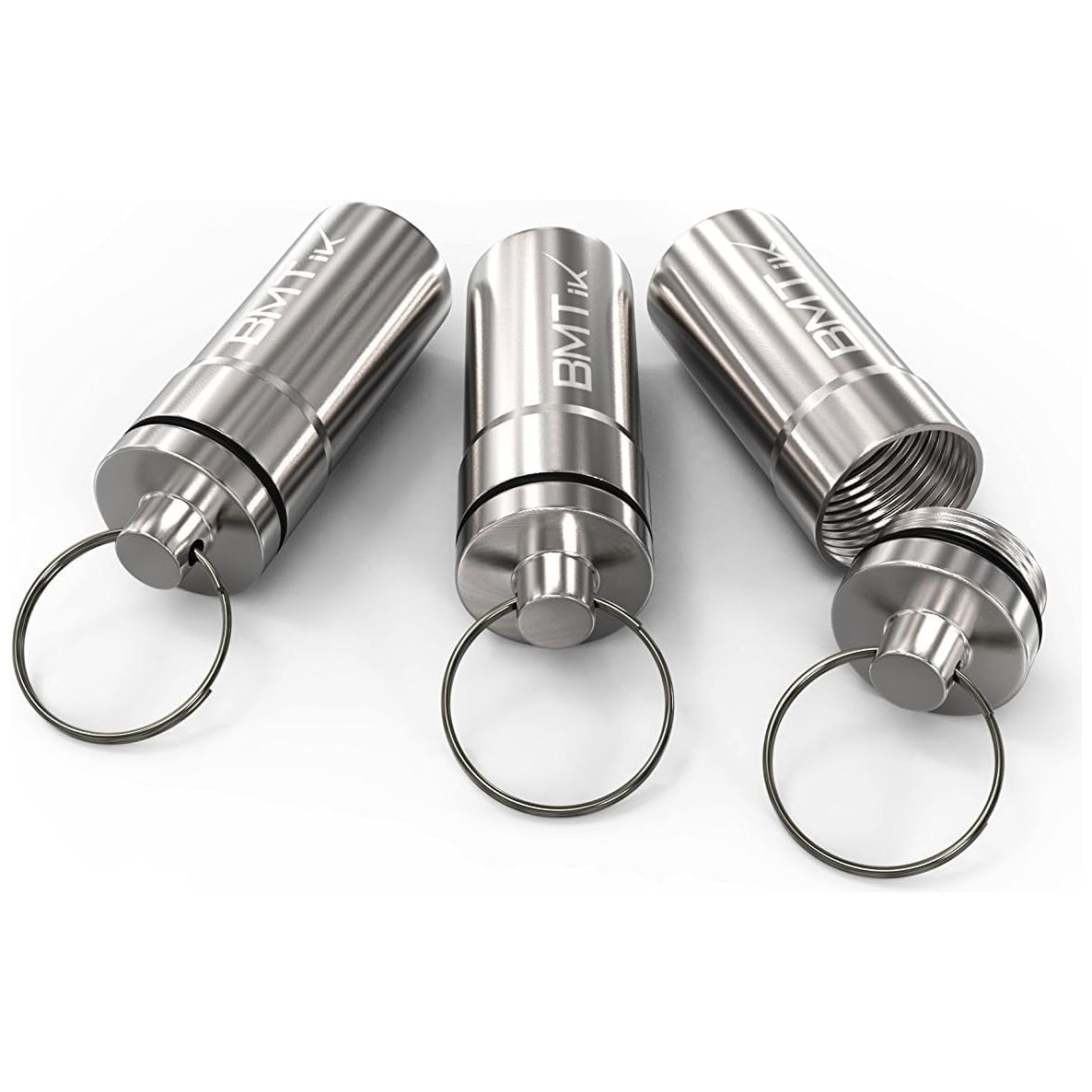 Capsule antiodore in alluminio (argento) — pack da 3
