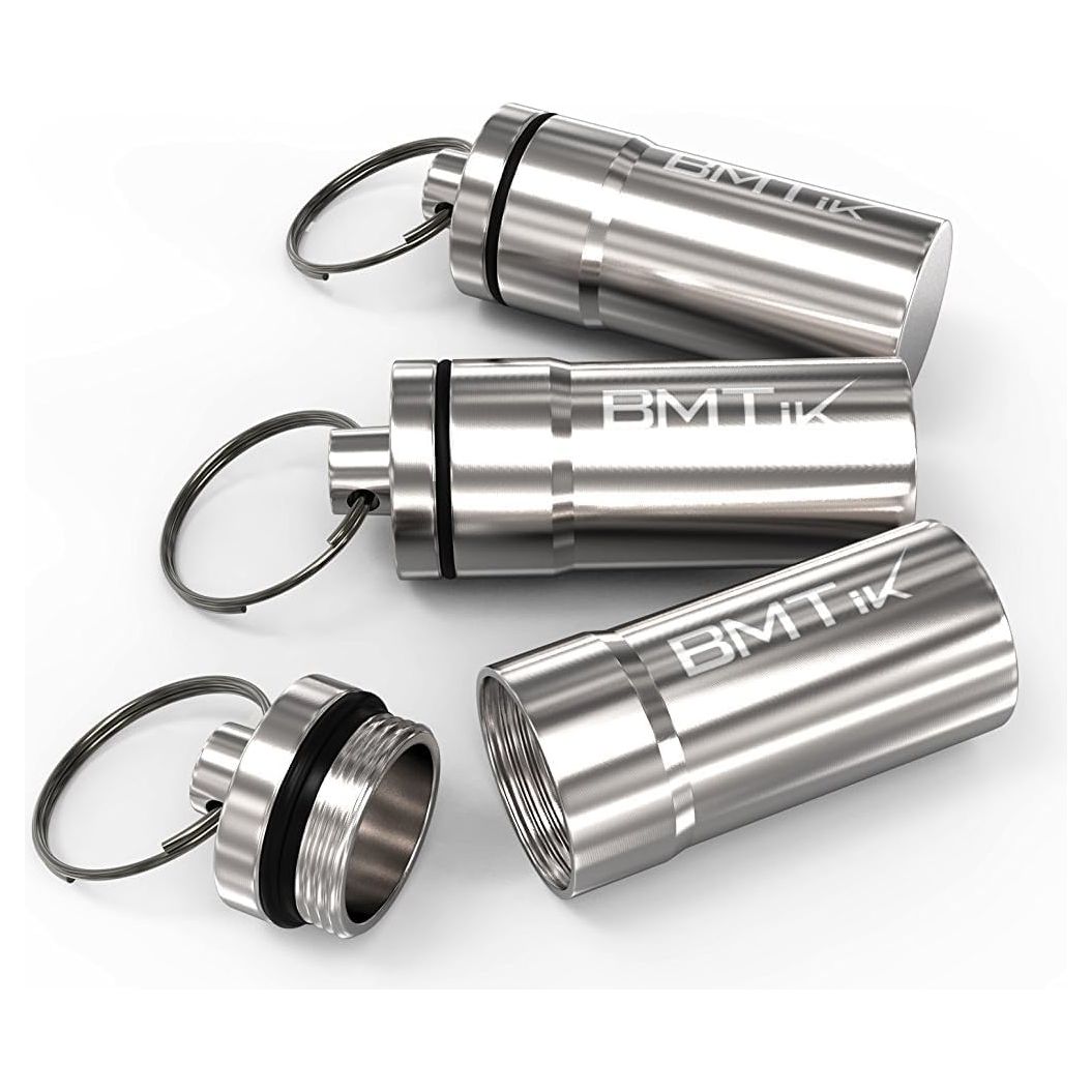 Capsule antiodore in alluminio (argento) — pack da 3