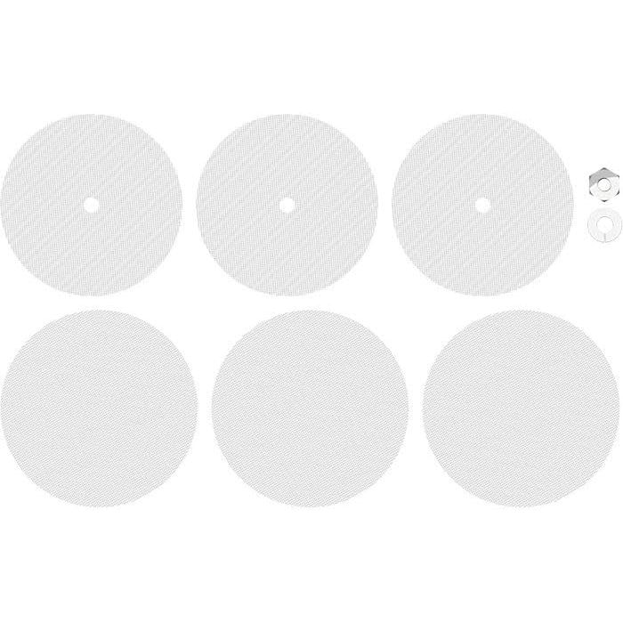 Solid Valve Fine retine Set per Volcano Vaporizer Aromatherapy, 3 Upper retine, 3 Lower retine and Nut and Washer