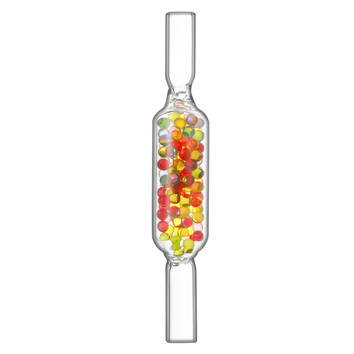 Bocchino in vetro con perle colorate 130 mm per LimeLight Frolic