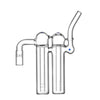 Bubbler XL a doppia canna «Typhoon» per Arizer Solo 3 e Air Max